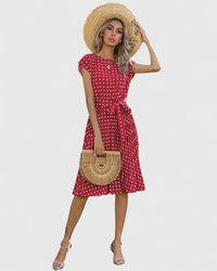Allyzhea | Elegant Dress - Red