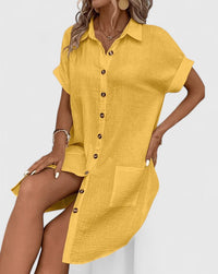 Gianelleza™ | Sophisticated Midi Dress - Yellow