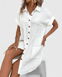 Gianelleza™ | Sophisticated Midi Dress - White