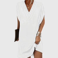 Anita | Elegant Tummy-Hiding Dress - White