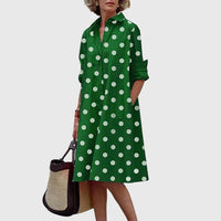 Paige™ - Elegant Dress With Pockets - Green