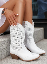 Taren | Orthopedic Women Boots - White