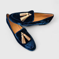 Alessyra | Elegant Loafers - Blue
