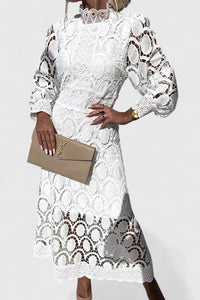 Kryzandra | Women Elegant Maxi Dress - White