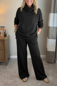 Farah™ Comfortable Set | Coordinated Top and Pants - Black