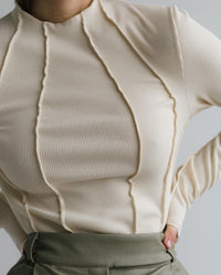 ROSE™ | Women Basic Long Sleeve Top - Apricot