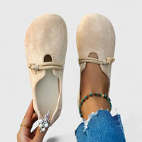 Ysavriann | Orthopedic Suede Loafers - Beige