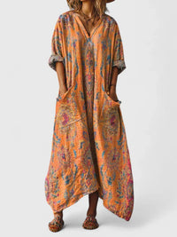 Thalyssira – Elegant Dress - Orange