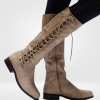 Aubrey | Women High Boots - Beige