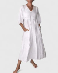 Thalyssa | Women Elegant Maxi Dress - White