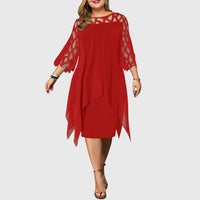 Juliana | Chic Dress - Red