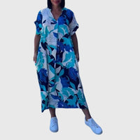 Ashley | Elegant Summer Dress - Blue