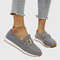 Susie | Orthopedic Loafer Sneakers - Grey