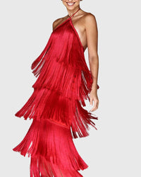 Artiselle™ | Elegent Women Tassel Dress - Red
