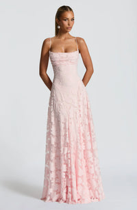 Vaynie | Women Elegant Maxi Dress - Pink