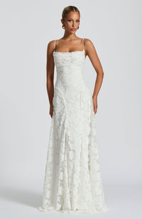 Vaynie | Women Elegant Maxi Dress - Ivory