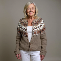 Adeline | Vintage Icelandic Cardigan - S