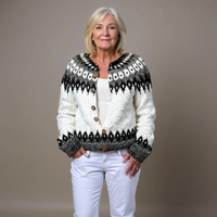 Alexa | Vintage Icelandic Cardigan - S