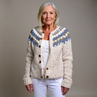 Peyton | Vintage Icelandic Cardigan - S