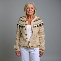 Aubree | Vintage Icelandic Cardigan - S