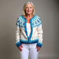 Eva | Vintage Icelandic Cardigan - S