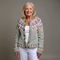 Madeline | Vintage Icelandic Cardigan - S