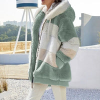 Kessy | Comfortable Jacket - Green Stripes