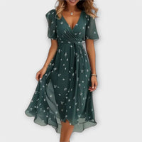 Clara | Women Elegant Maxi Dress - Green