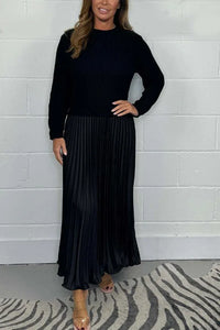Maeliq | Elegant Women Maxi Dress - Black