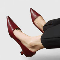 Nyah | Orthopedic Heels - Reddish Brown
