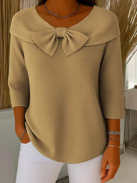 Anvie | Sophisticated Sweater - Khaki