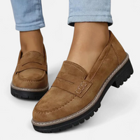 Selene | Orthopaedic Women Loafers - Brown
