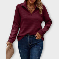 Chrystah | Comfortable Sweater - Red
