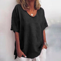 Callie™| Comfy Loose Fit Top | Relaxed Style Meets Everyday Comfort - Black