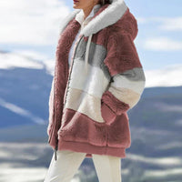 Kessy | Comfortable Jacket - Red Stripes