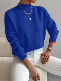 Emily | Elegant and Comfortable Turtleneck - Blue