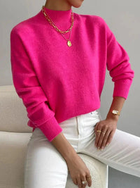 Emily | Elegant and Comfortable Turtleneck - Pink