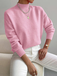 Emily | Elegant and Comfortable Turtleneck - Light Pink