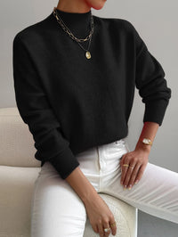 Emily | Elegant and Comfortable Turtleneck - Black