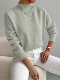 Emily | Elegant and Comfortable Turtleneck - Light Green