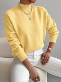 Emily | Elegant and Comfortable Turtleneck - Yellow