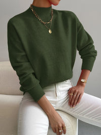 Emily | Elegant and Comfortable Turtleneck - Green