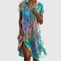 Sabrina | Glamorous Dress - Multicolor