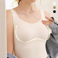 MAUDE™ | Women Thermal Padded Tank Top - White