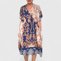 Carvyna | Comfortable Dress - Multi-colored