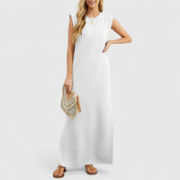 Marian | Elegant Women Maxi Dress - White