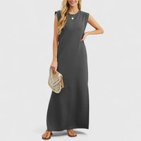 Marian | Elegant Women Maxi Dress - Grey