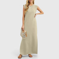 Marian | Elegant Women Maxi Dress - Beige