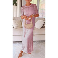 Bethany™ Cut-Out Long Maxi Dress + Free Inner Dress - Pink