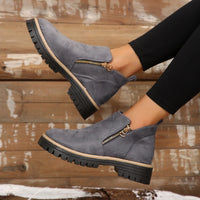 Liora | Women Sophisticated Boots - Grey